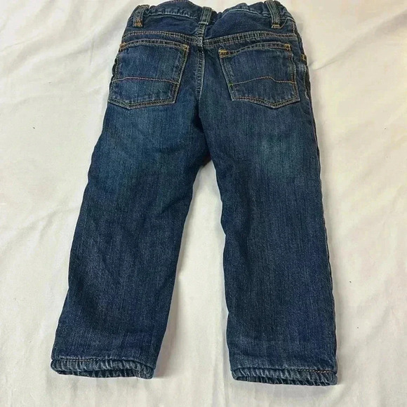 GAP - Fleece lined  denim jeans. Size 2 - Picture 4 of 5